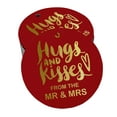 thumbnail image 1 of Inkdotpot 50 Pack Hugs & Kisses From The Wedding Favor Paper Tags Craft Real Gold Foil Hang Tags, 1 of 6