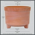 Better Homes & Gardens 10in Ellington Clay Planter, Terracotta