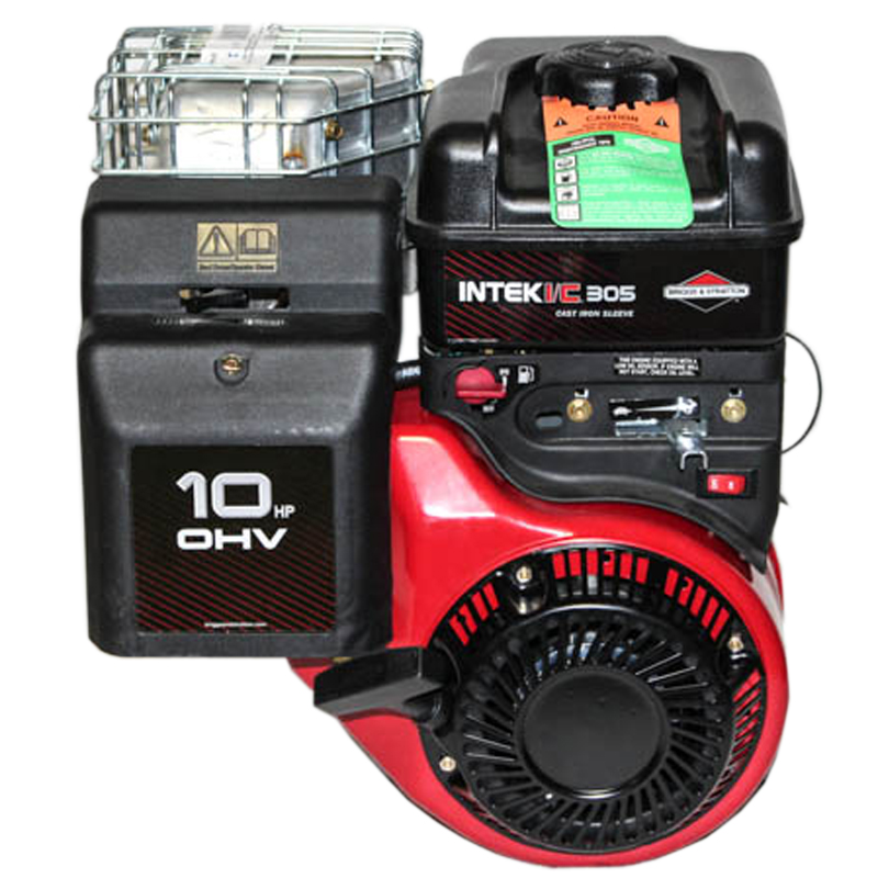 10hp BriggsStratton Engine 1"Dx321/32"L EXT THD Intek I/C Ball Be