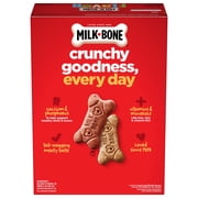 Milk Bone Flavor Snacks Small Dog Biscuits, Flavored Crunchy Dog Treats, 60 oz Box