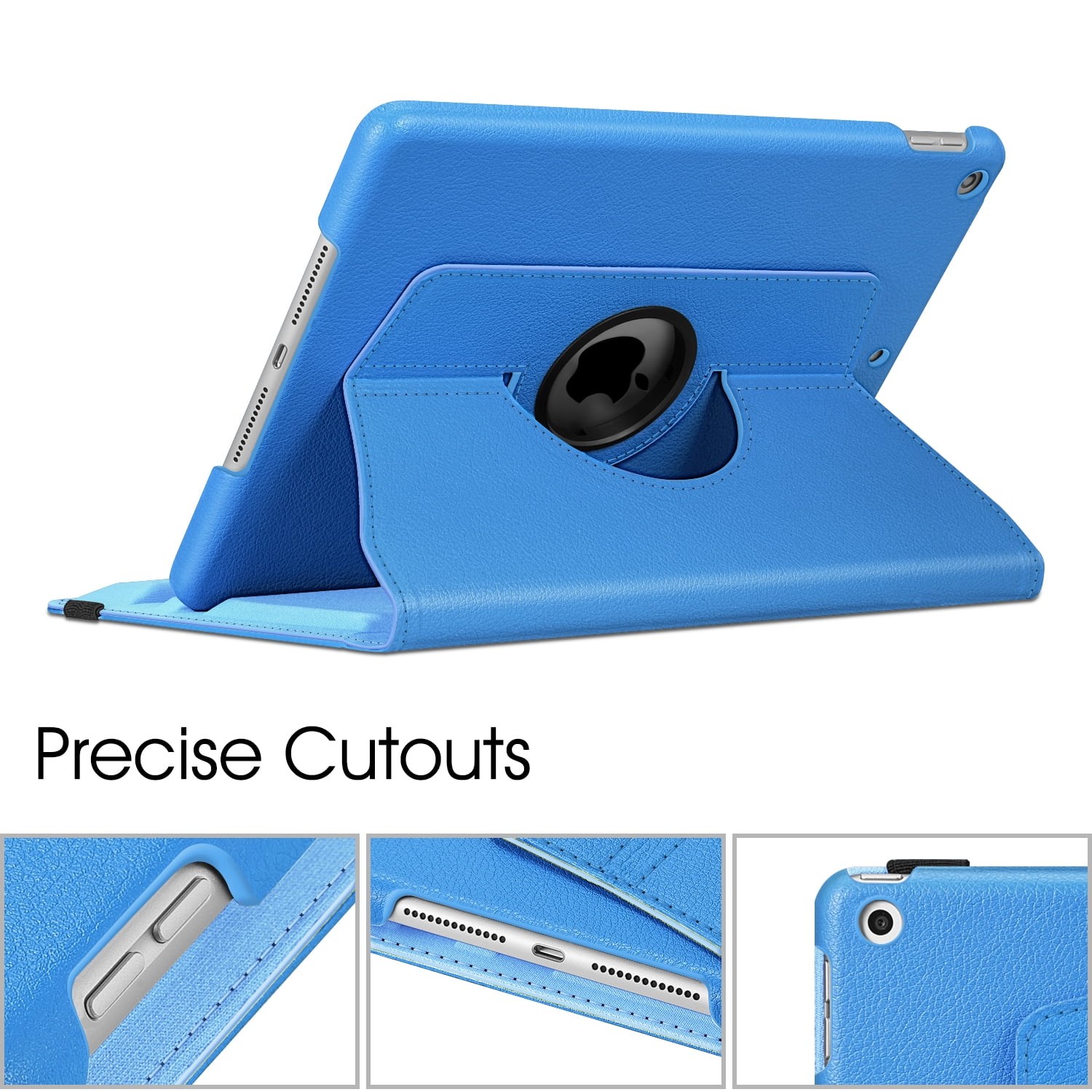 Fintie 360 Rotating Case for 10.2-inch iPad 9th/ 8th/ 7th Generation - Swivel Cover with Pencil Holder for iPad 10.2" (2021/ 2020 / 2019 Model)