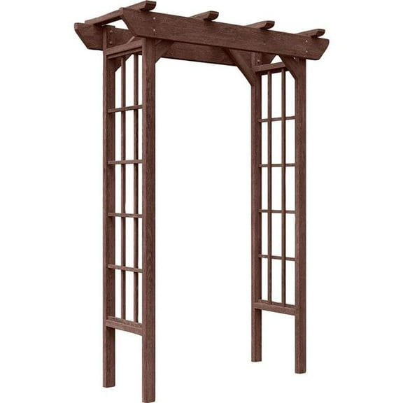 Panacea 84 in. H Brown Wood Arbor