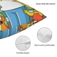 thumbnail image 5 of Simpsons Square Pillow Case Pillow Holder Soft Decorative Pillow Sham Cushion Cases Pillowcase 24"X24", 5 of 7