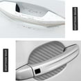 thumbnail image 5 of 4PCS Car Door Handle Sticker, Carbon Fiber Anti-Scratches Car Door Cup Protector, Non-Marking Auto Door Handle Protective Film, Universal for Most Car Handles,Silver, 5 of 5