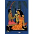 thumbnail image 2 of McIntosh, Frank 18x24 Gold Ornate Wood Framed with Double Matting Museum Art Print Titled - Egypt - The Lotus No Title, 1926, 2 of 4