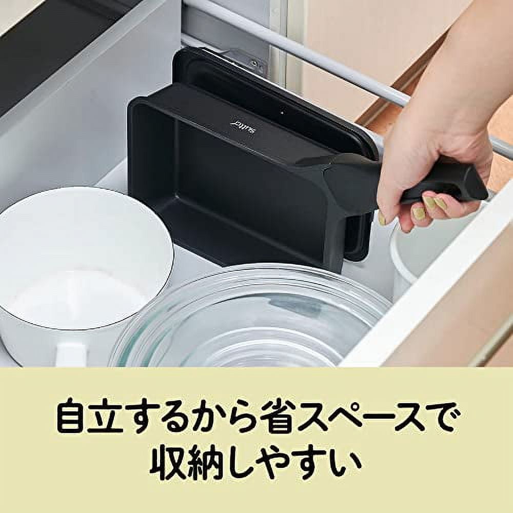 Doshisha Greige Deep Square Frying Pan 16X8Cm - Made In Japan
