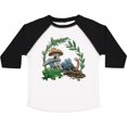 thumbnail image 3 of Inktastic Frog, Worm, Mushrooms Nature Scene Boys or Girls Toddler T-Shirt, 3 of 5