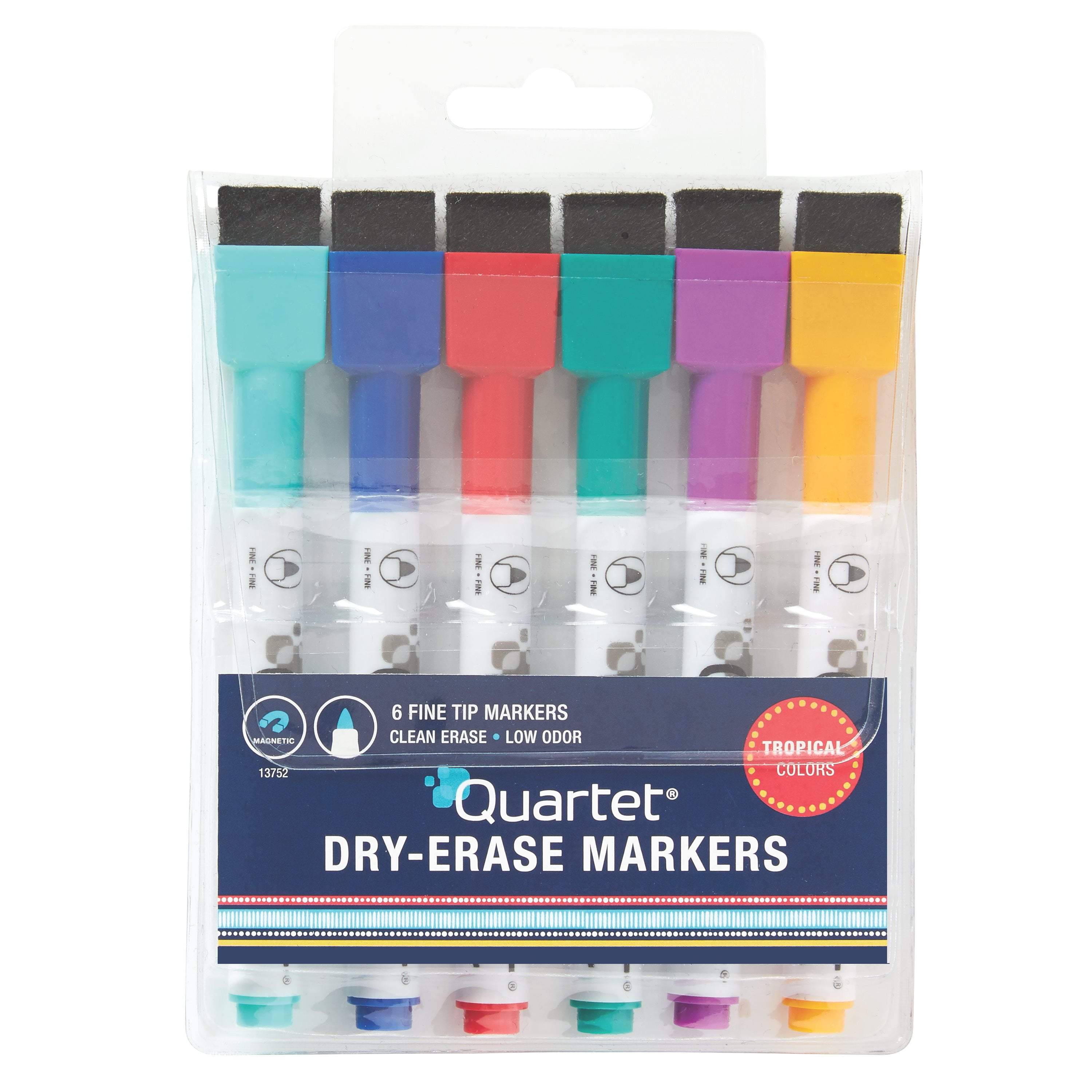 Quartet ReWritables® Mini DryErase Markers, Assorted