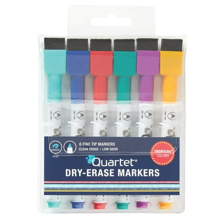 Quartet® ReWritables® Mini Dry-Erase Markers, Magnetic, Assorted ...