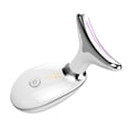 thumbnail image 2 of stanreset Neck Massager Heating Vibration Massaging Tool Neck Skin Care USB Massager with 3 Light Colors, White, 2 of 8