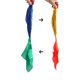 thumbnail image 1 of Bufanda mágica colorida 4 bufandas de seda que cambian de color para magia callejera, hogar, escuela, fiesta (rojo, amarillo, azul, verde), 1 of 5