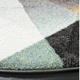 thumbnail image 3 of SAFAVIEH Porcello Jayme Geometric Area Rug, Grey/Multi, 4' x 4' Round, 3 of 7