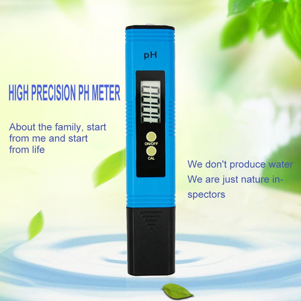 8Eninine Medidor de Ph de Alta precisión Ph Test Pen Ph-02 Tester Ph Valor Detector de Agua Azul 