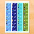 thumbnail image 2 of Pirates Personalized Mini Waterproof Waterproof Peel and Stick Labels for School and Camp, 80 Custom Labels, 2 of 4