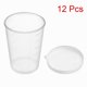 thumbnail image 3 of Uxcell Taza Medidora de Plástico de 50mL con Tapa para Laboratorio de Cocina Paquete de 12, 3 of 6
