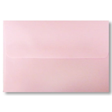 Pink Collection Birth Announcement - Shipped Free 25 Boxed Pastel Baby Pink A7 (5-1/4