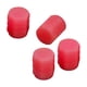 thumbnail image 2 of 4 tapas luminosas para válvulas de neumáticos de coche, a prueba de polvo, para bujes de rueda. rojo 4 piezas, 2 of 5