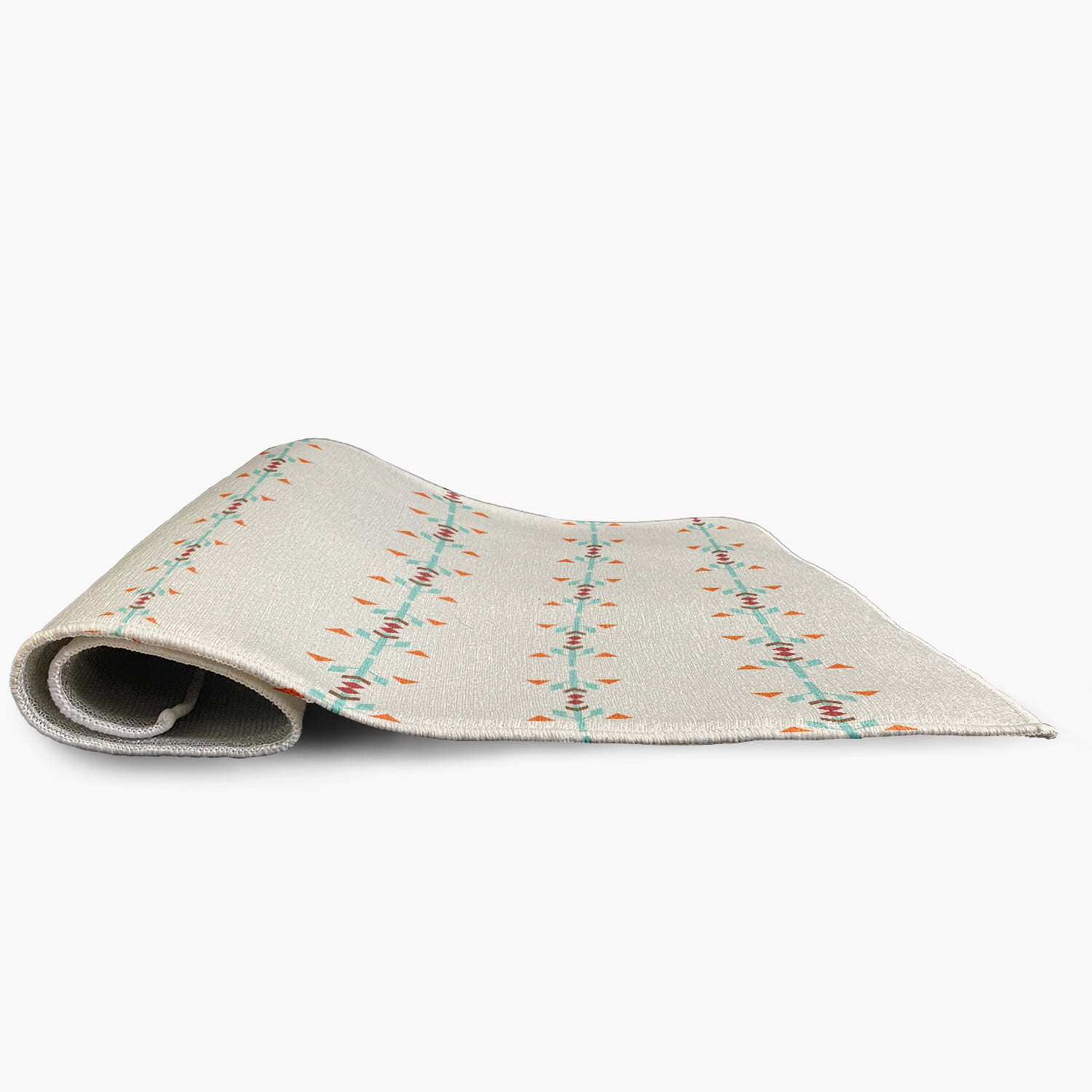 Simply Daisy 2' x 3' Blue Jodhpur Stripe Spring Chenille Indoor/Outdoor Rug