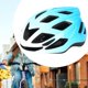 thumbnail image 1 of Casco de bicicleta para niños Casco de ciclismo de carretera Transpirable Cómodo Equipo de ciclismo Equipo de bicicleta para escalada en Montaña Blanco Azul, 1 of 8