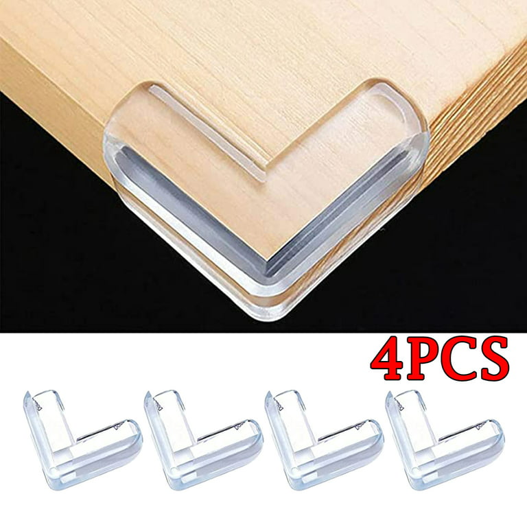 4PCS Safety Corner Protectors Guards for Kids Baby Proofing Furniture Corner  Protectors Strong Adhesion Corner Bumpers for Furniture Table Sharp Corners  
