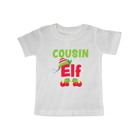 

Inktastic Christmas Cousin Elf Gift Baby Boy or Baby Girl T-Shirt