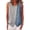 #0287-Light Blue, variant on Favoffer Women's Boho Tops Scoop Neck Racerback Sleeveless Front Button Relax Summer Outing Leisure Outfit Solid Bohemian Vests