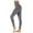 Dark Gray, variant on Fashion Women Hip Seamless Point High Waist Speed Dry Pants Fitness Yoga Pants Spring