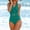 Sky Blue, variant on Bzhegqhd Womens Swimsuits One Piece Clearance,Fashion Women Summer Solid Color with Chest Cushion and No Steel Support Sexy Backless Strap Bikini Swimsuit