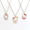 thumbnail image 2 of Kawaii Sanrio Anime Hello Kitty aleación Collar dibujos animados KT gato colgante chica Sexy Collar cadena como regalo de vacaciones para novia xuanjing unisex, 2 of 2