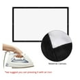 thumbnail image 4 of Portable 100 120 150 Inch Projection Screen 3D HD Wall Mounted Projector Screen Canvas 16:9 White Screen Home Theater Film ,Sharper and Brighter, 4 of 6