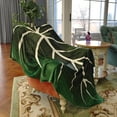 thumbnail image 4 of Leaf Blanket Thicken Air Condition blanket Decorative blanket throws for travel Home, 4 of 9
