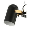 thumbnail image 6 of JONATHAN Y Eugenio 22.5" Adjustable Metal LED Chandelier, Black/Brass Gold, JYL6118A, 6 of 8