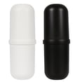 thumbnail image 1 of 2Pcs Two-in-one Portable Washing Cups Toothbrush Cases Bathroom Storage Boxes, 1 of 5