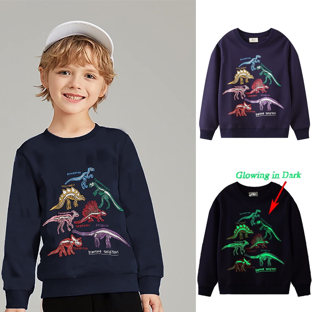 URMAGIC Toddler Boy Dinosaur Sweatshirt Glow in Lebanon Ubuy