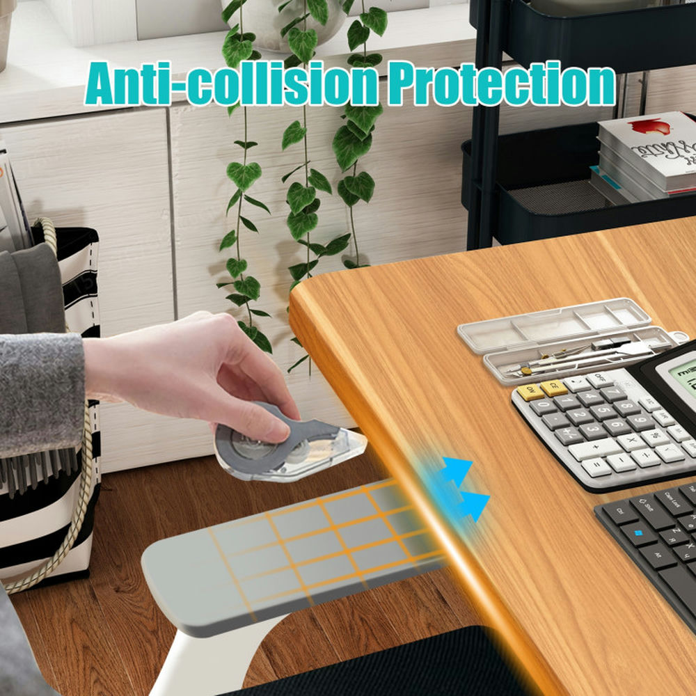 Demi Bonn Electric Height Adjustable Standing Desk with Memory Controller, Small Home Computer Desk Study Writing Table, Beige