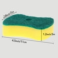 thumbnail image 6 of Unique Bargains Non-Scratch Dish Sponge Dish Sponges Green 5 Pcs, 6 of 6