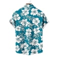 thumbnail image 6 of Purcolt Hawaiian Shirts for Men Summer Casual Short Sleeve Collared Button Down Shirts Novelty Tropical Print Beach Shirts Comfortable Tee Tops, 6 of 6