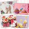 thumbnail image 5 of Uxcell 50 Pcs Bow Cake Decors, 3.3x5.1 Inch Bow Cupcake Decors Satin Bowknot Bow Party Decorations for Cake Dessert Craft DIY Decorating Wedding Birthday Party, Black White, 5 of 5