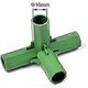 thumbnail image 2 of Greenhouse Frame Connector, Greenhouse Frame Furniture Connectors, 10 Pieces Garden Frame Connecting Accessories 16mm Stable Support for Greenhouse Fr, 2 of 5