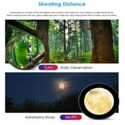 APEXEL 60x Super Telephoto Zoom Phone Lens Powerful Monocular Metal Telescope Mobile telephoto lens for camping Tourism