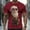 Red, variant on Men's Funny Elderly T-shirt Short Sleeved T-shirt Round Neck Shirt Casual Daily Street Top Men's Top