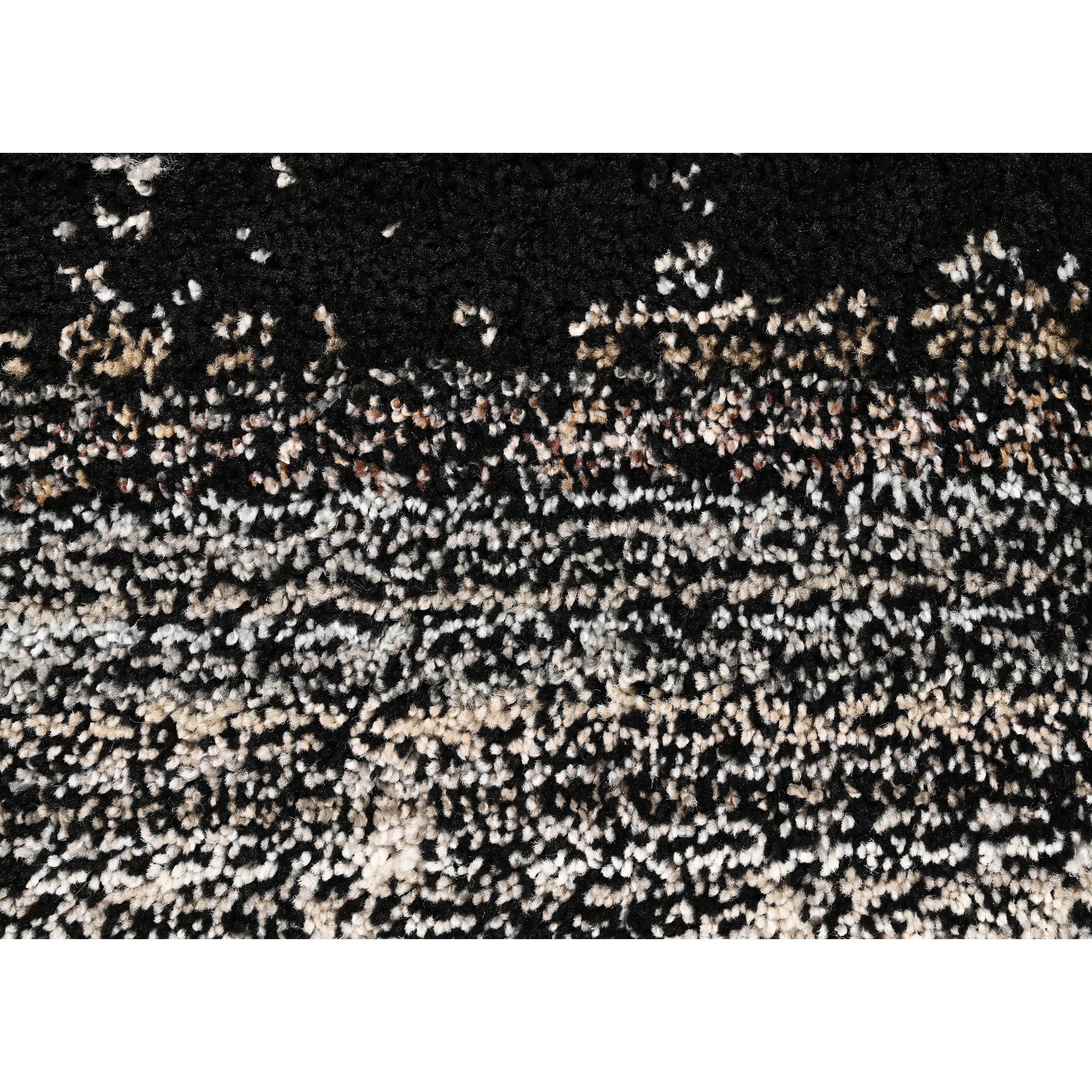 Garland Rug Jasper Black/Earth Tone Indoor Area Rug, 6' x 9'