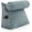 Grey-with Neck Pillow, variant on Bed Wedge Reading Pillow, Adjustable Reading Throw Cushion Triangular Pillow Wedge Couch Pillow for Lumbar Neck Back Support Pillow with Removable Linen Cover