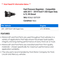 thumbnail image 2 of Fuel Pressure Regulator - Compatible with 2011 - 2019 Ford F-350 Super Duty 6.7L V8 Diesel 2012 2013 2014 2015 2016 2017 2018, 2 of 2