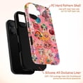 thumbnail image 4 of Bright Whimsical Faces Pattern Phone Case – Cute Fruit, Flower & Mushroom Art for iPhone 16 15 14 13 12 11 Pro Max Mini Cover, 4 of 6