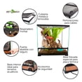 thumbnail image 2 of REPTI ZOO Terrario para Reptiles de 91 Lt. 45cm X 45cm X 45cm. Ventilación superior, puerta frontal, para reptiles, anfibios, insectos, arácnidos y más. REPTI ZOO Terrario armado serie RHK, 2 of 12