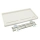 thumbnail image 3 of Bajo el escritorio de la computadora Cajón de teclado de PC con tornillos Organizador de teclado resistente White 27 mm W Rail, 3 of 8