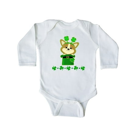 

Inktastic St Patricks Day Clothes Gift Baby Boy or Baby Girl Long Sleeve Bodysuit