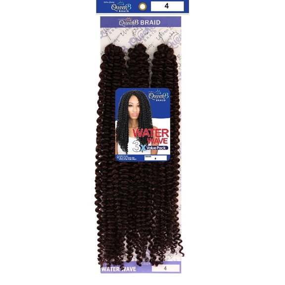 QueenB Braid 3X Water Wave Value Pack - #4