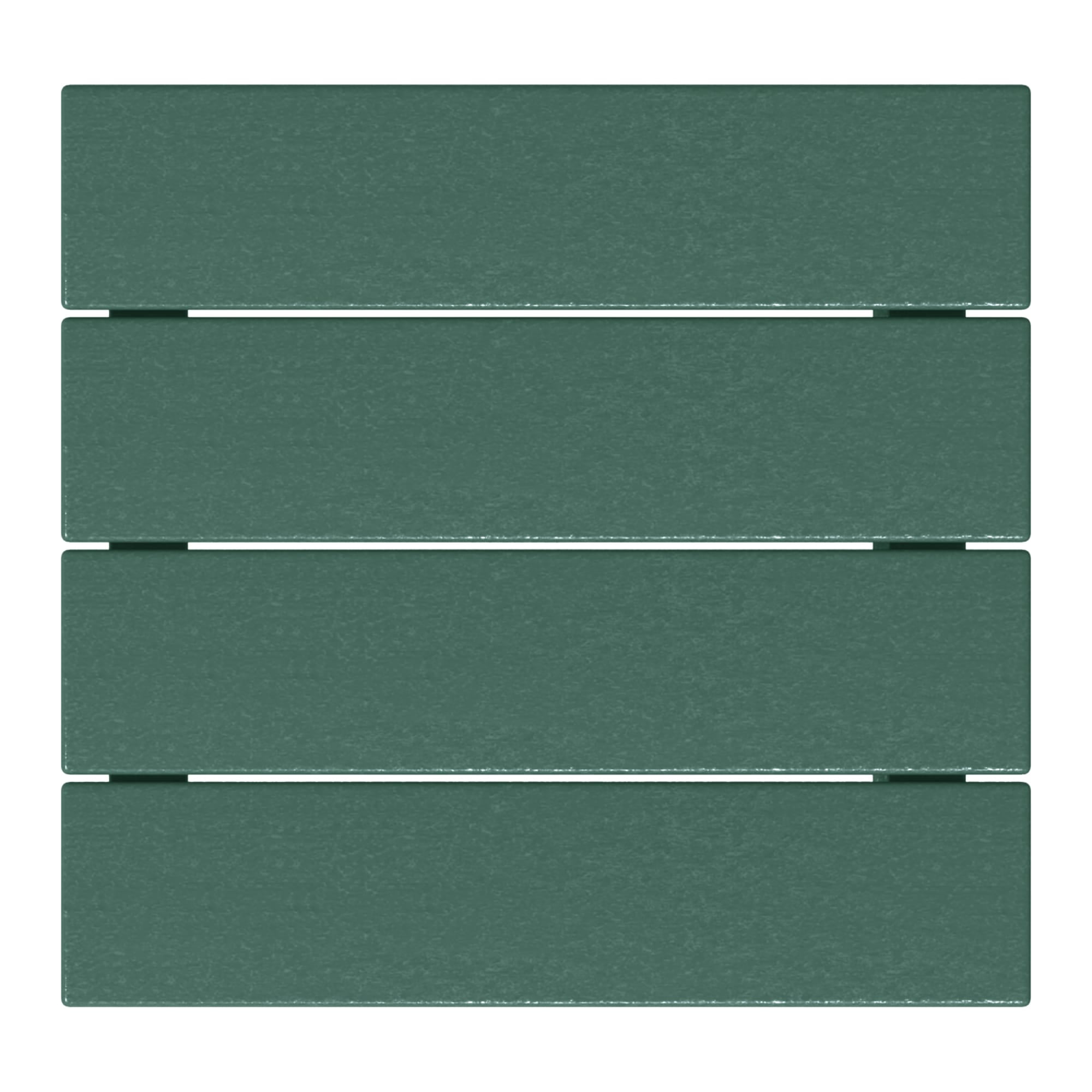 WestinTrends Malibu 2-Piece Kids Outdoor HDPE Adirondack Chair With Square Side Table Set, Dark Green